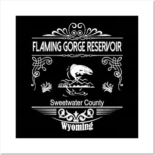 Flaming Gorge Reservoir Wyoming Posters and Art